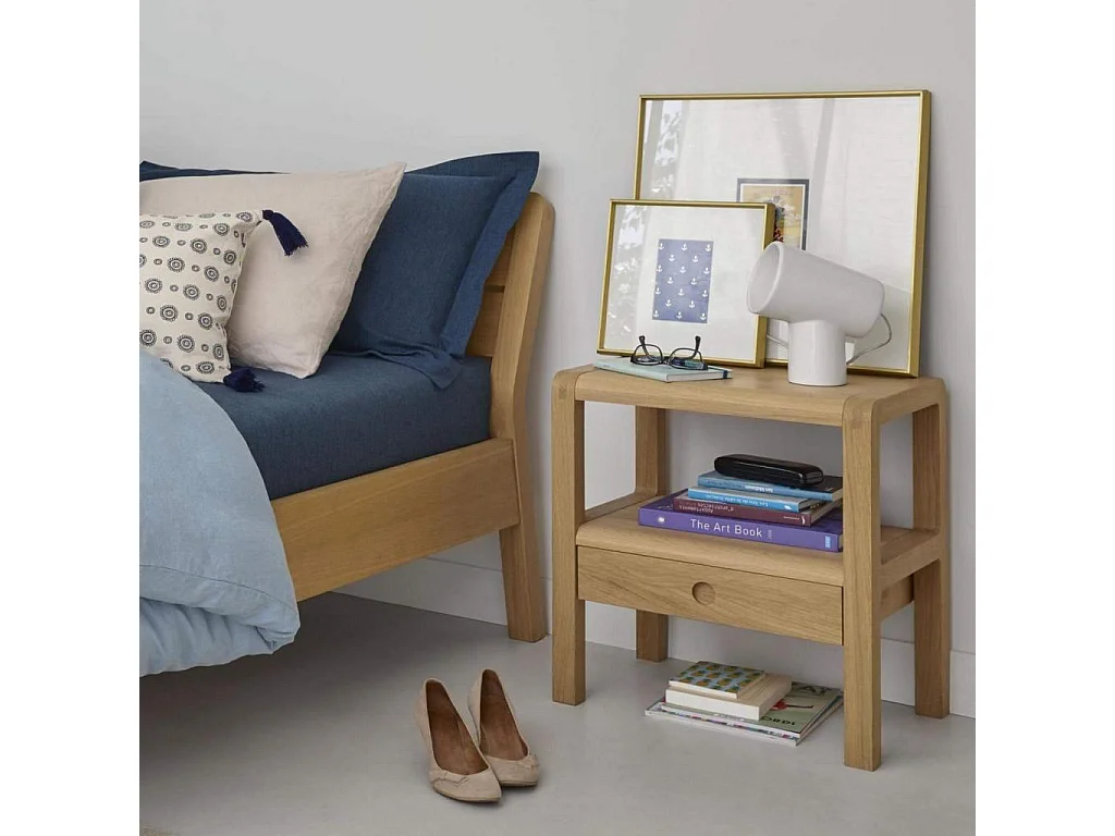 Habitat - Table de chevet en chêne - Naturel - Design by Simon Pengelly - Radus