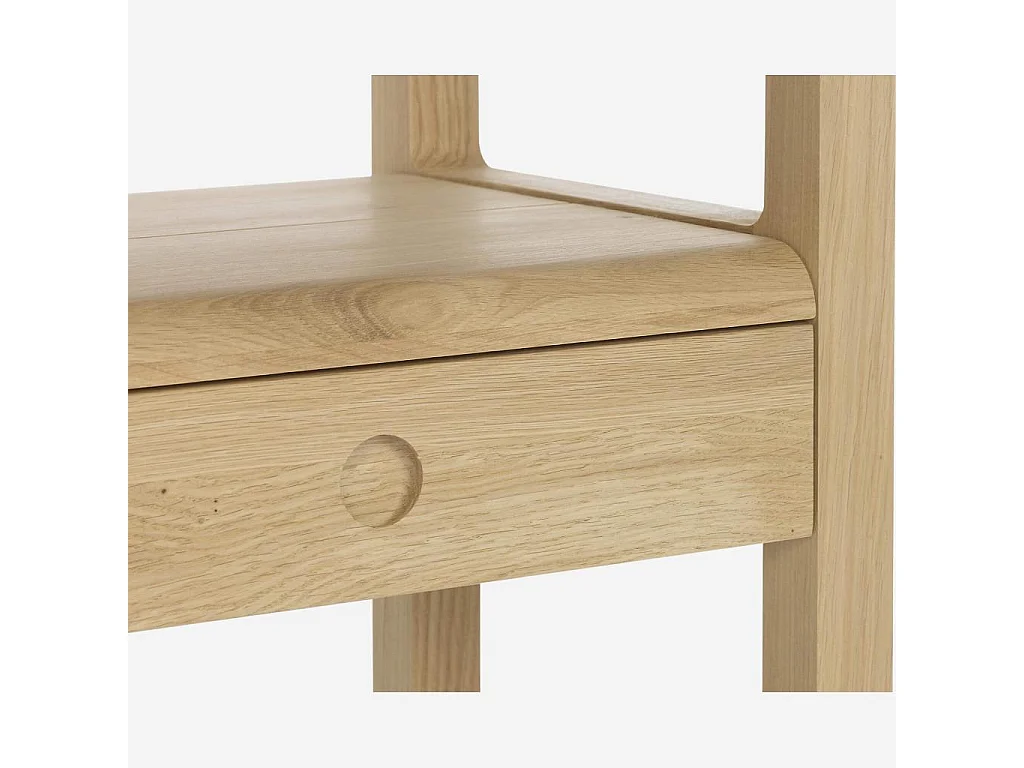 Habitat - Table de chevet en chêne - Naturel - Design by Simon Pengelly - Radus