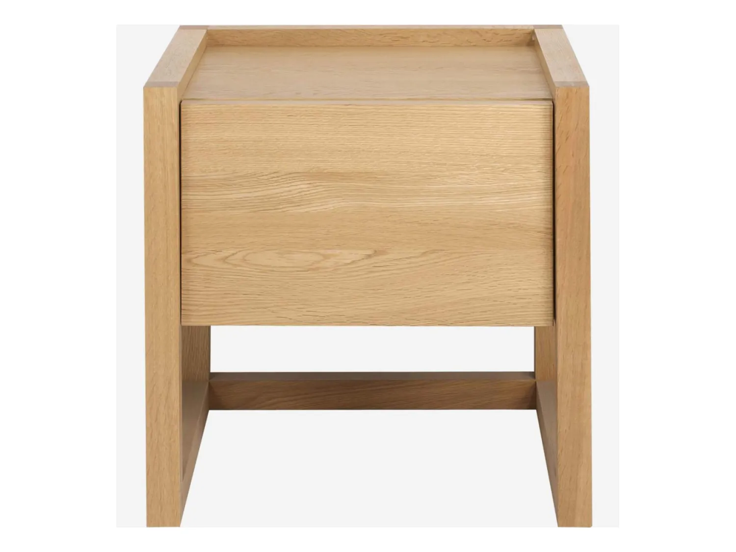 Habitat - Table de chevet en chêne - Naturel - Hanita