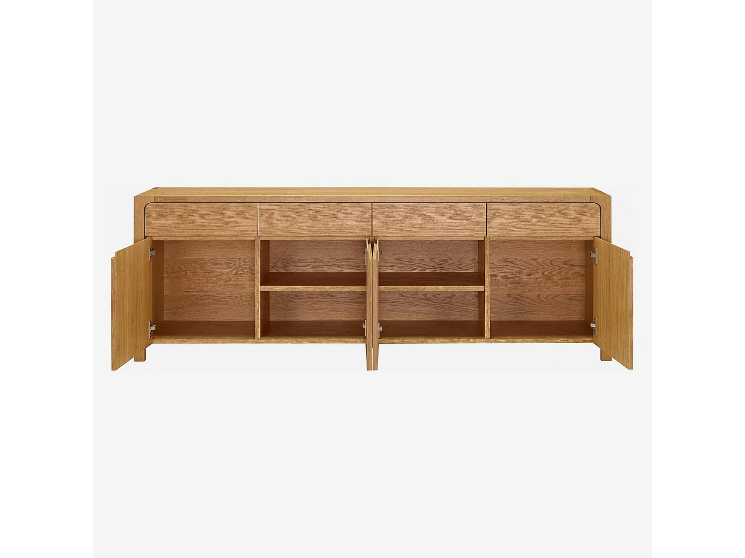 Habitat - Buffet 4 portes / 4 tiroirs en chêne - Design by Hélèna Pille - Ivoine