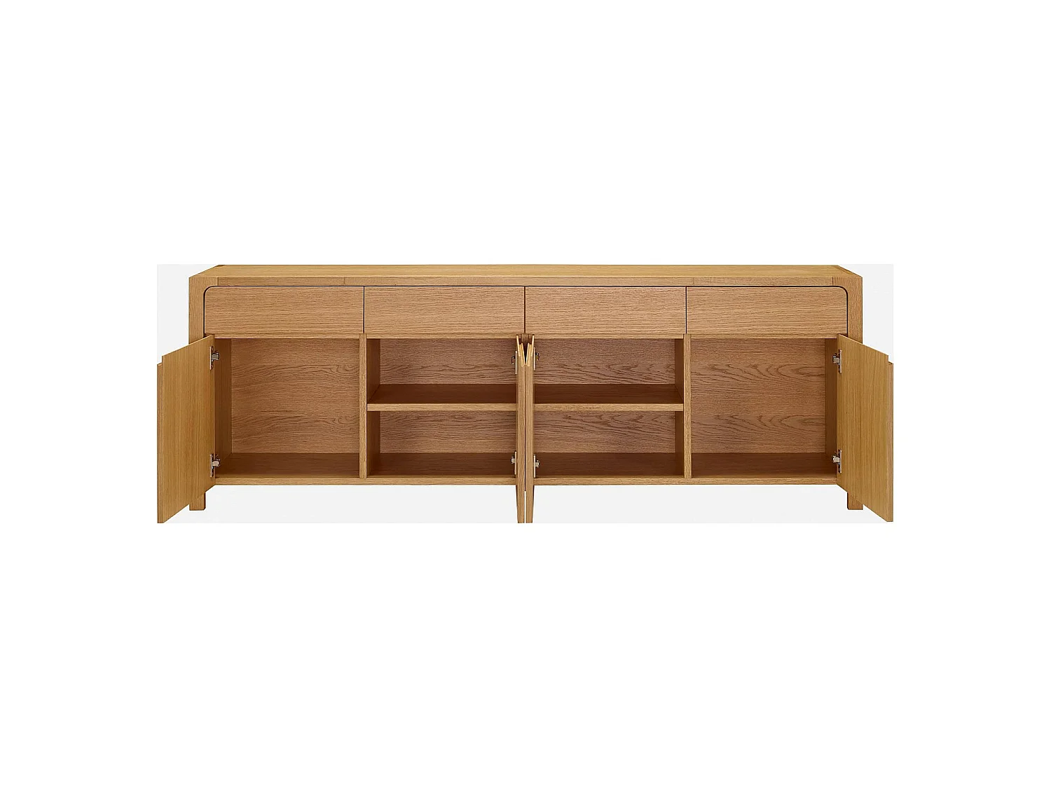 Habitat - Buffet 4 portes / 4 tiroirs en chêne - Design by Hélèna Pille - Ivoine