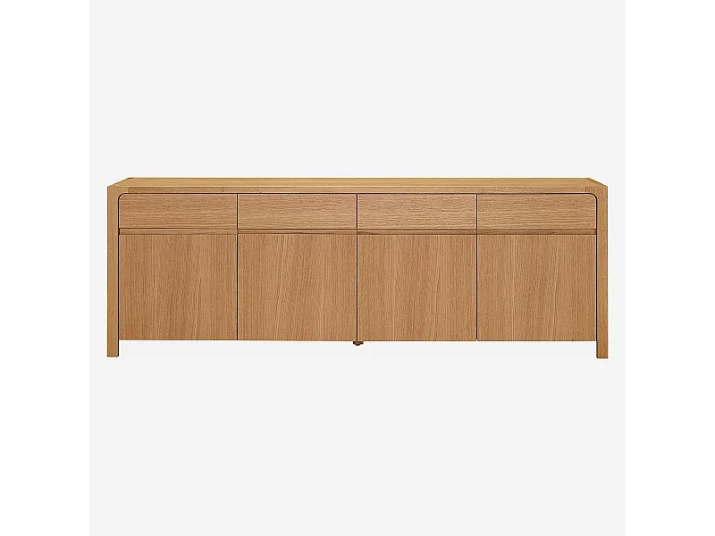 Habitat - Buffet 4 portes / 4 tiroirs en chêne - Design by Hélèna Pille - Ivoine