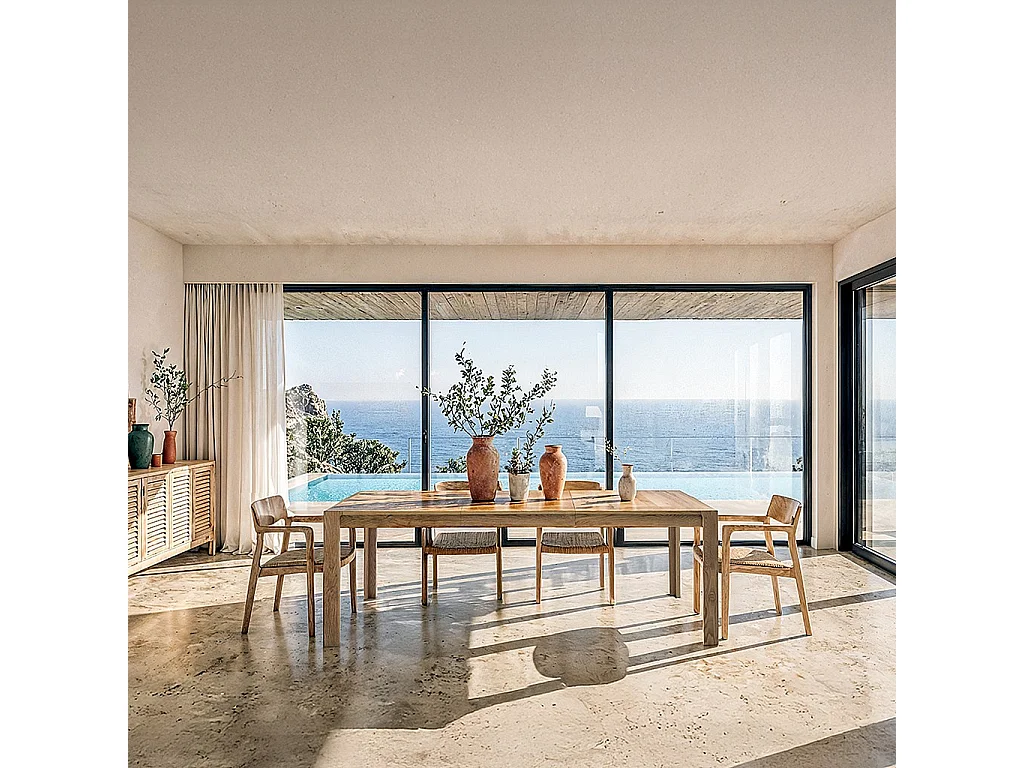 Habitat - Table rectangulaire extensible en chêne - Design by Hélèna Pille - Ivoine