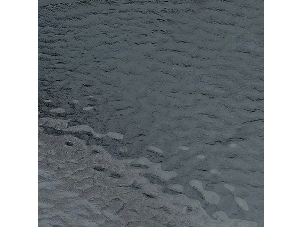 Habitat - Table rectangulaire extensible en verre trempé bullé - Noir  - Tensie