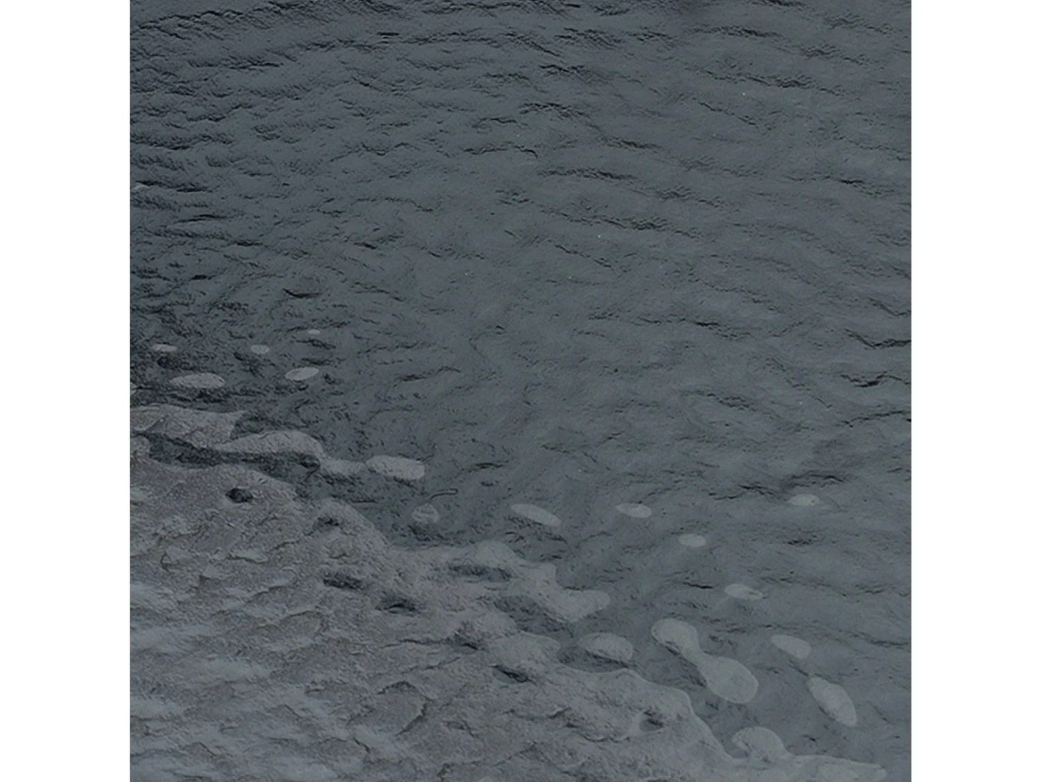 Habitat - Table rectangulaire extensible en verre trempé bullé - Noir  - Tensie