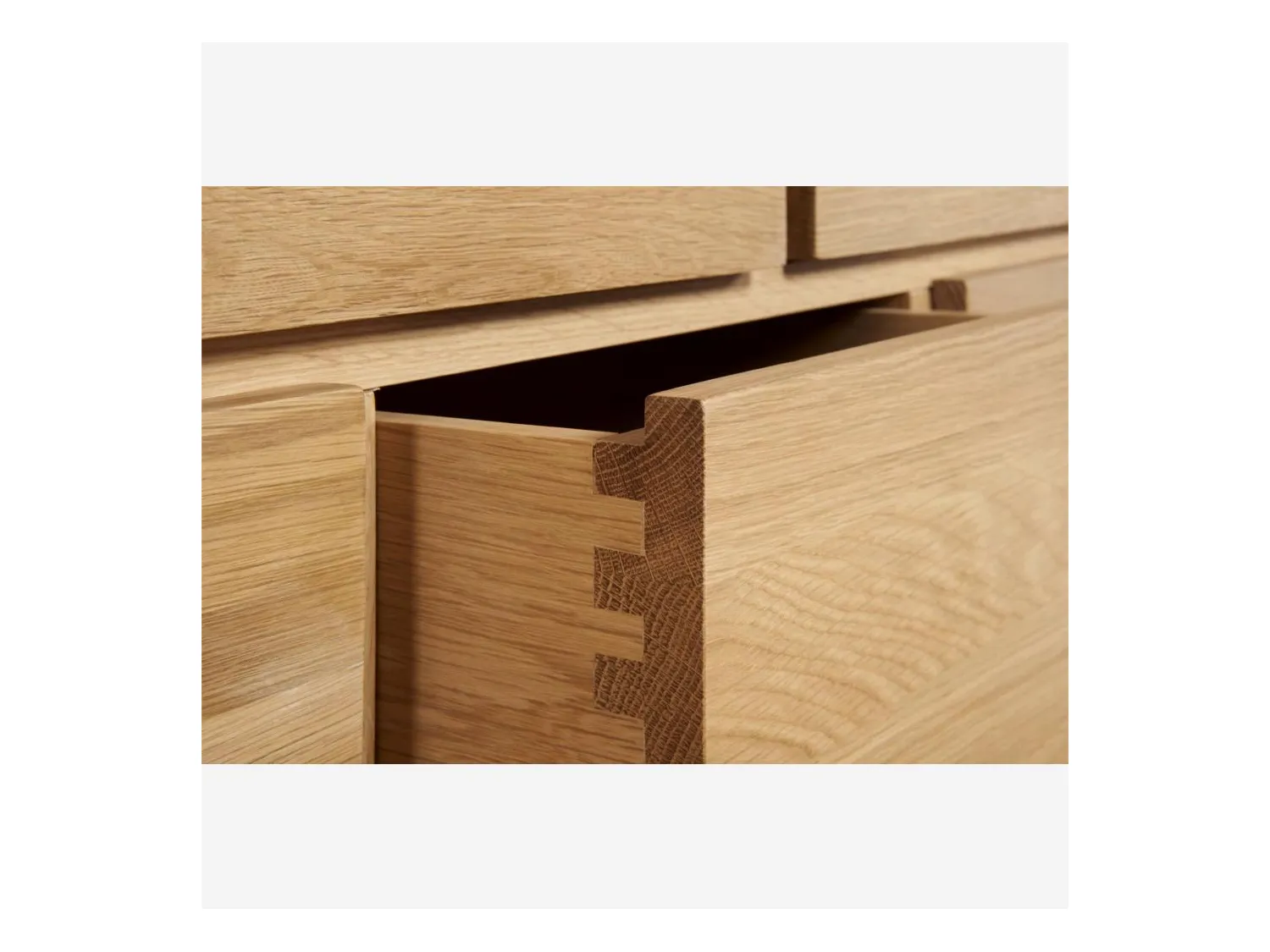 Habitat - Commode 9 tiroirs en chêne - Naturel - Hanita