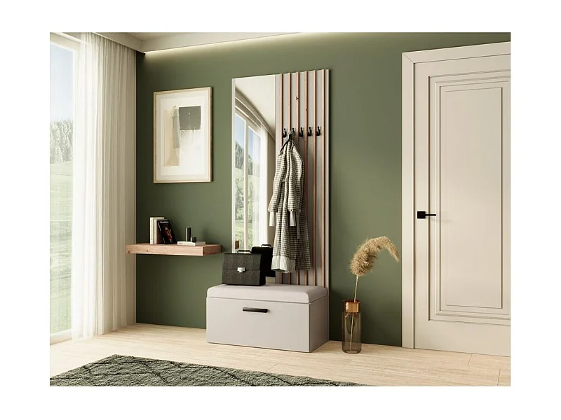 GARDEROBE Margaret II 81/203/43 avec lamelles et miroir