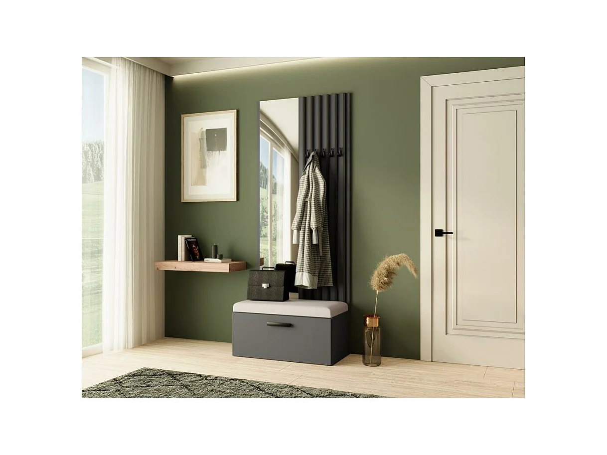 GARDEROBE Margaret II 81/203/43 avec lamelles et miroir