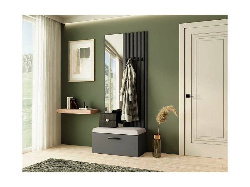 GARDEROBE Margaret II 81/203/43 avec lamelles et miroir