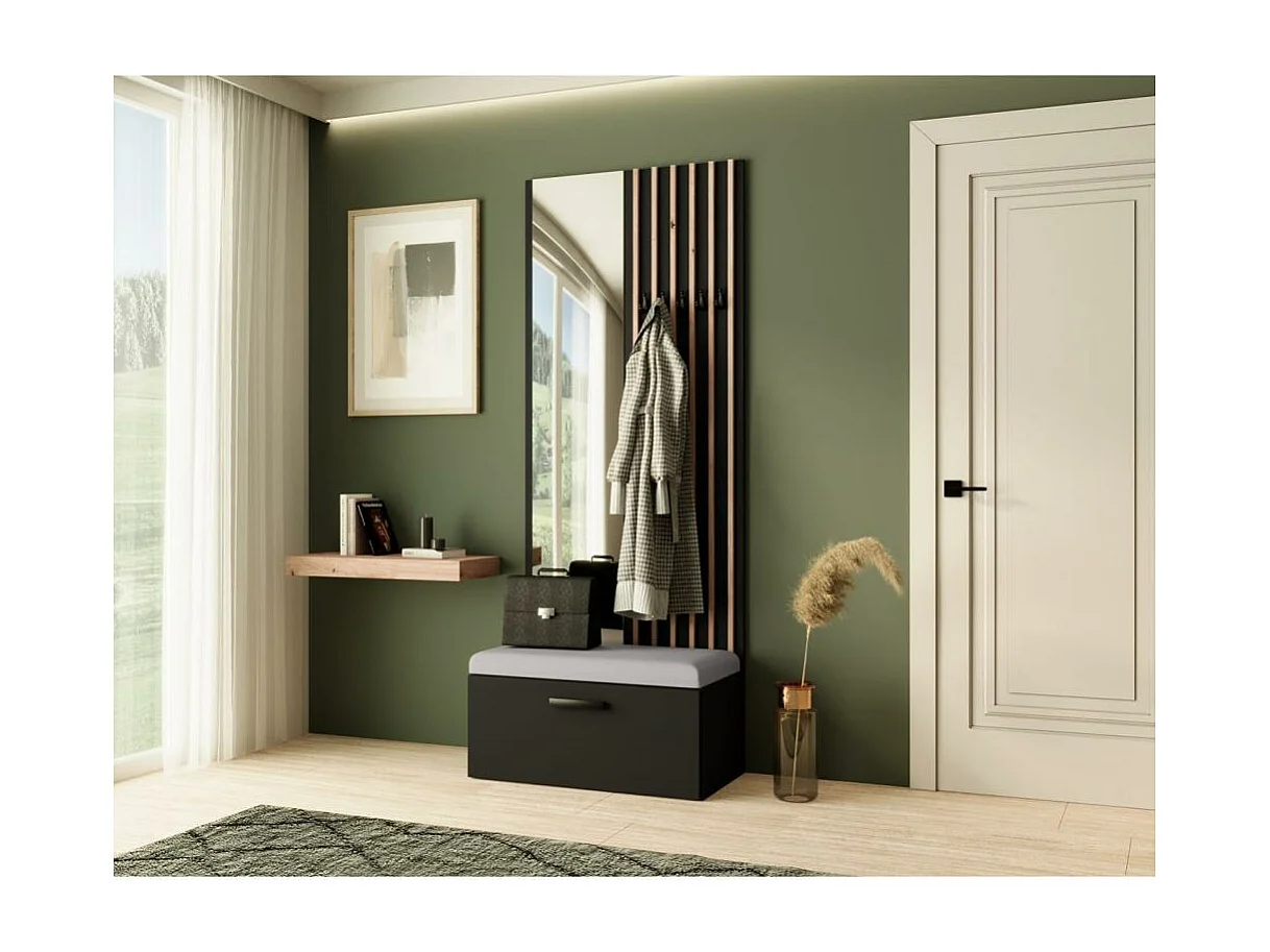 GARDEROBE Margaret II 81/203/43 met lamellen en spiegel