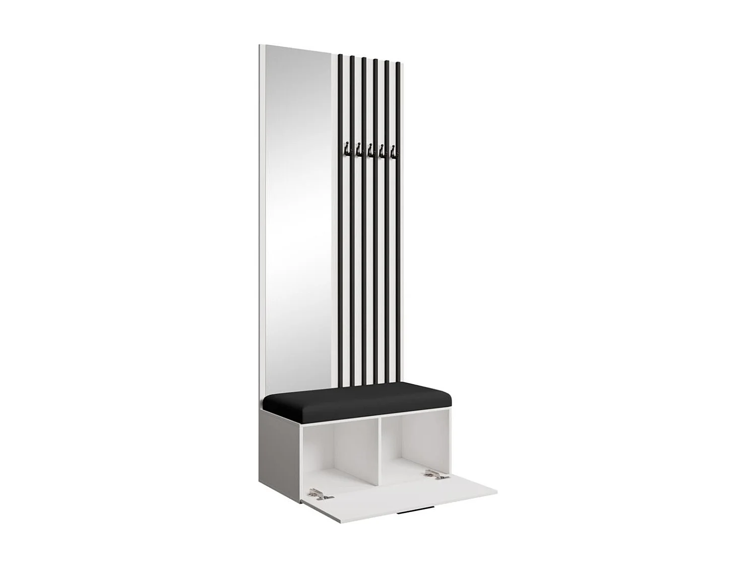 GARDEROBE Margaret II 81/203/43 avec lamelles et miroir