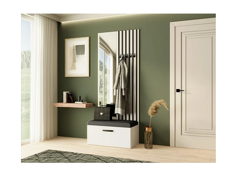 GARDEROBE Margaret II 81/203/43 avec lamelles et miroir