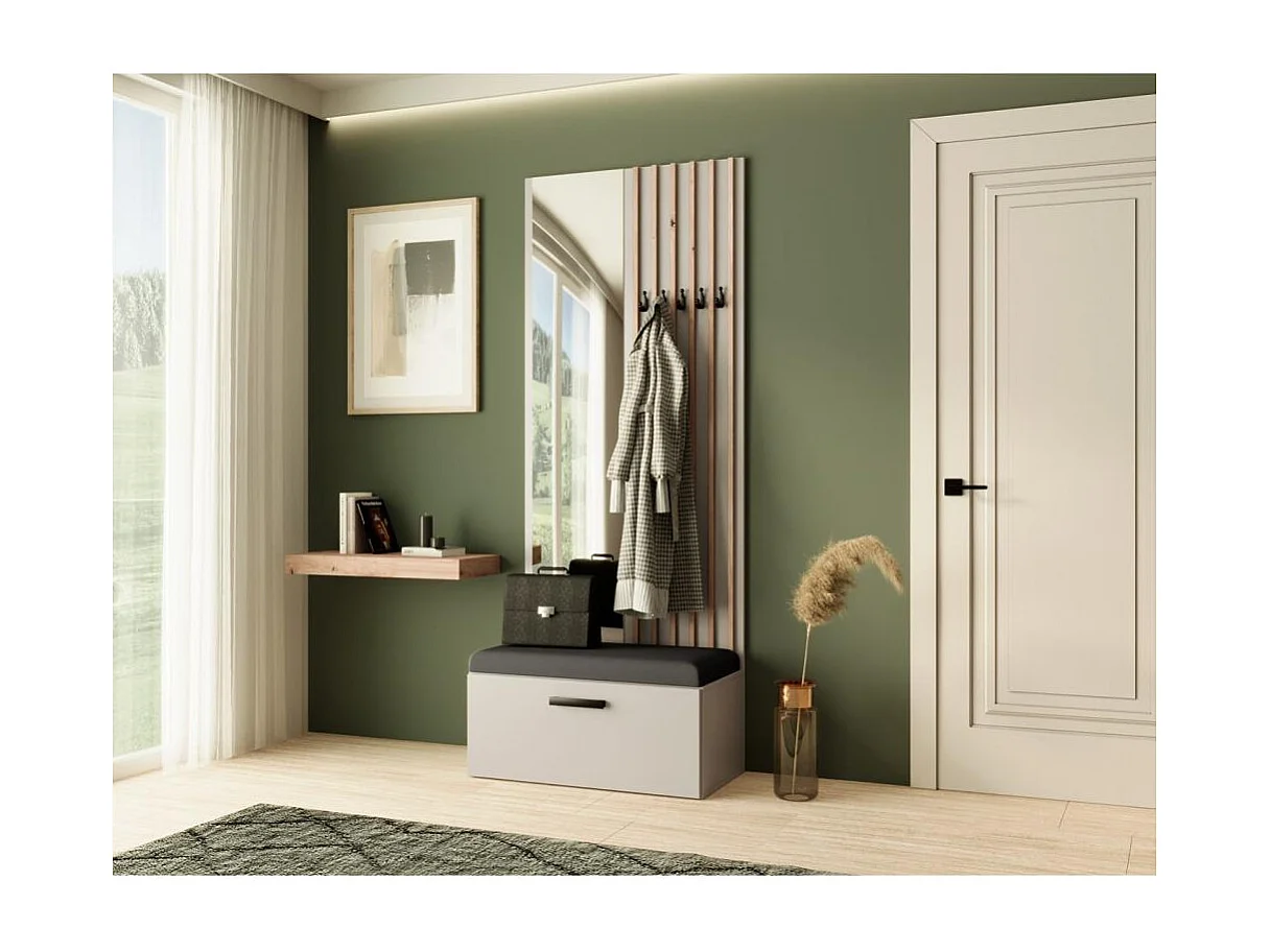 GARDEROBE Margaret II 81/203/43 avec lamelles et miroir