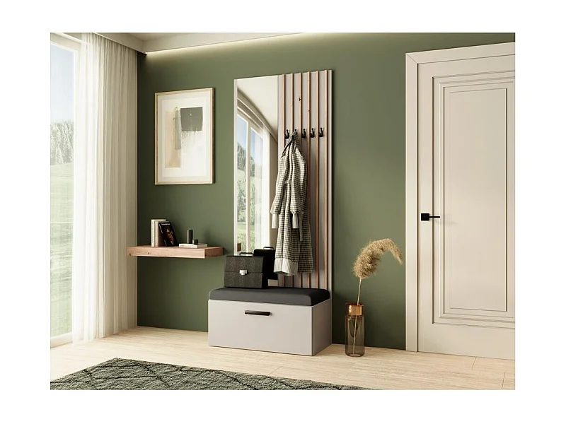 GARDEROBE Margaret II 81/203/43 avec lamelles et miroir
