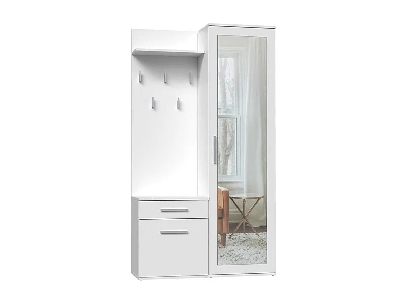 GARDEROBE Fiora 100/180/35 weiß