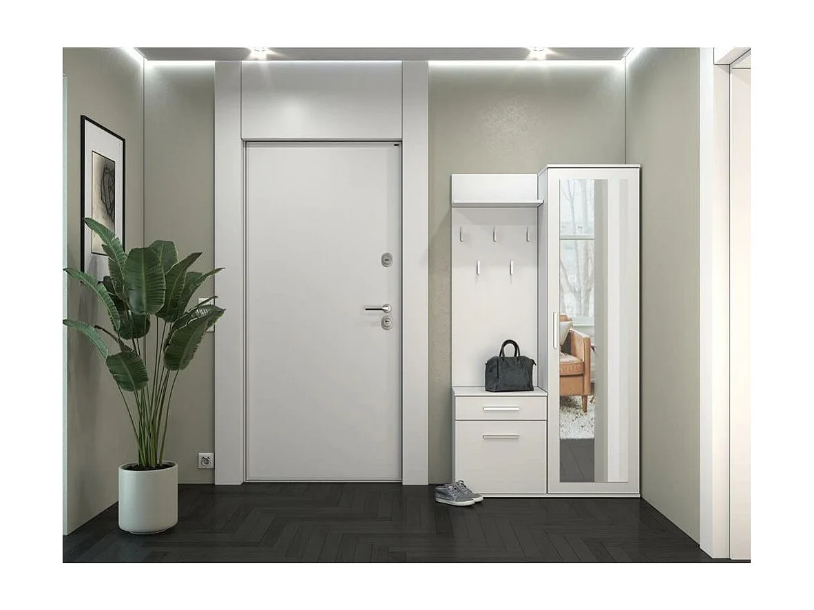 GARDEROBE Fiora 100/180/35 blanc
