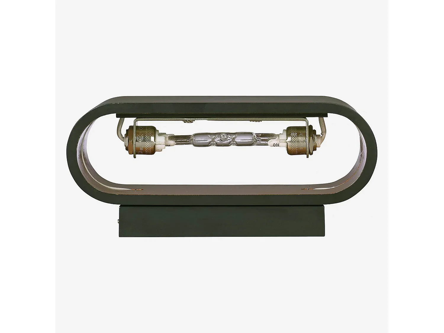 Applique murale en métal - 18 x 8 cm - Noire