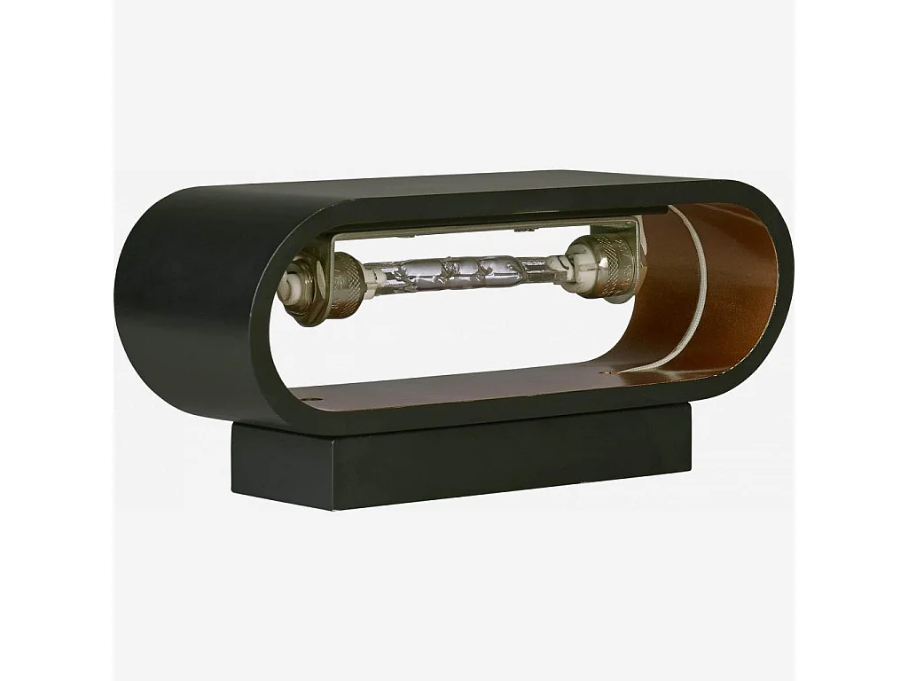 Applique murale en métal - 18 x 8 cm - Noire