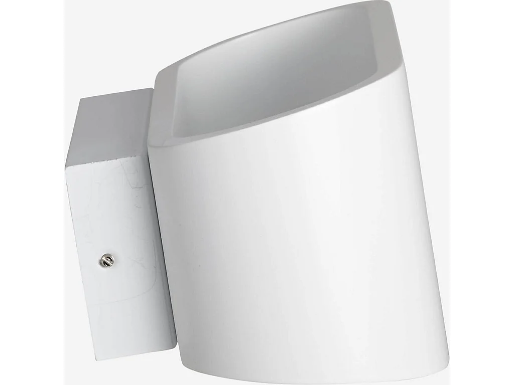 Habitat - Applique murale en métal - 18 x 8 cm - Blanc - Acosta