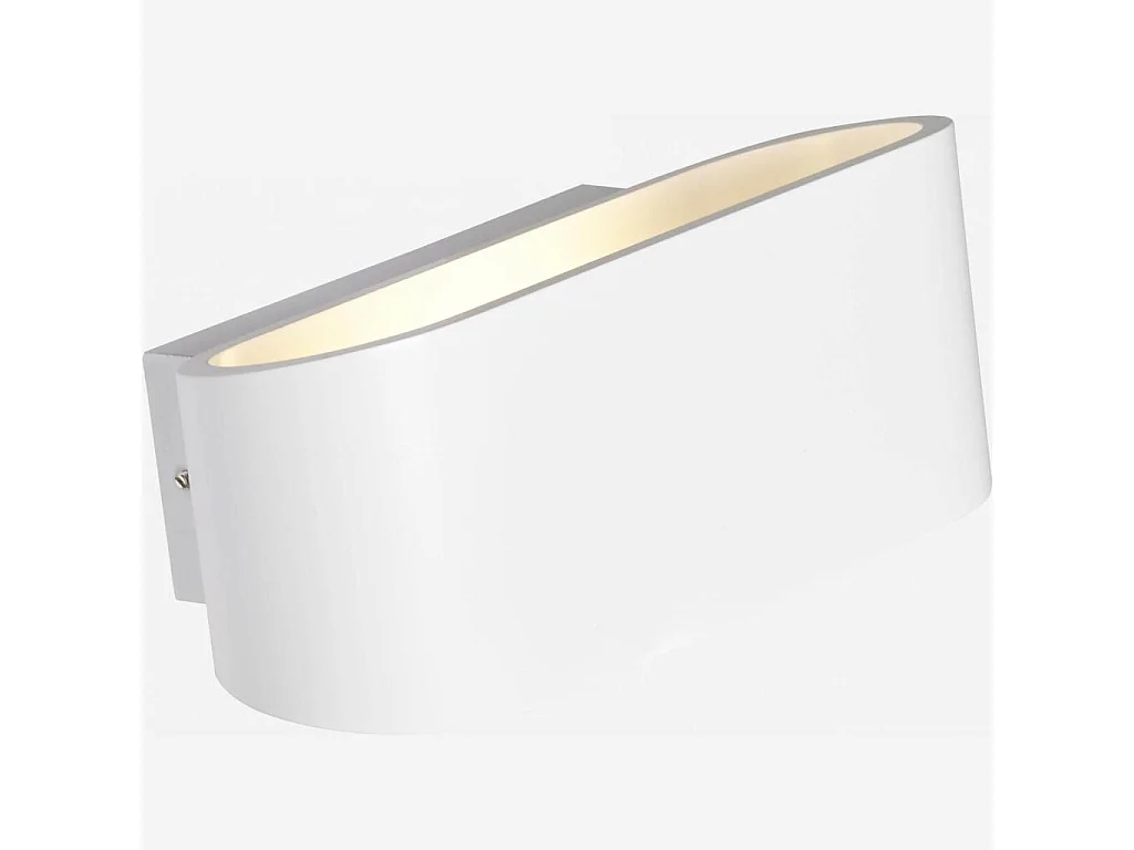 Habitat - Applique murale en métal - 18 x 8 cm - Blanc - Acosta