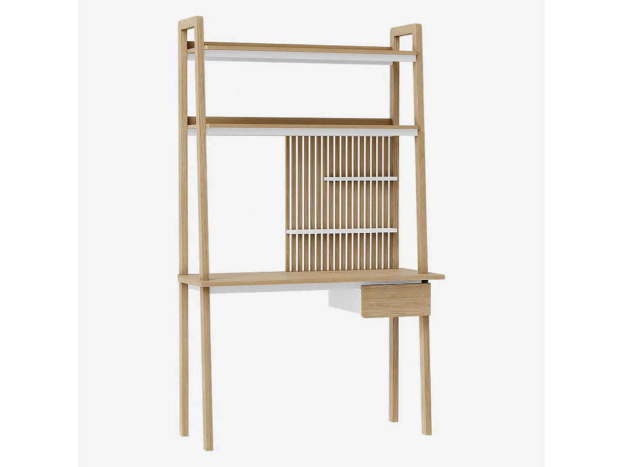 Habitat - Bureau en chêne - Naturel - Design by Adrien Carvès - Sebastien