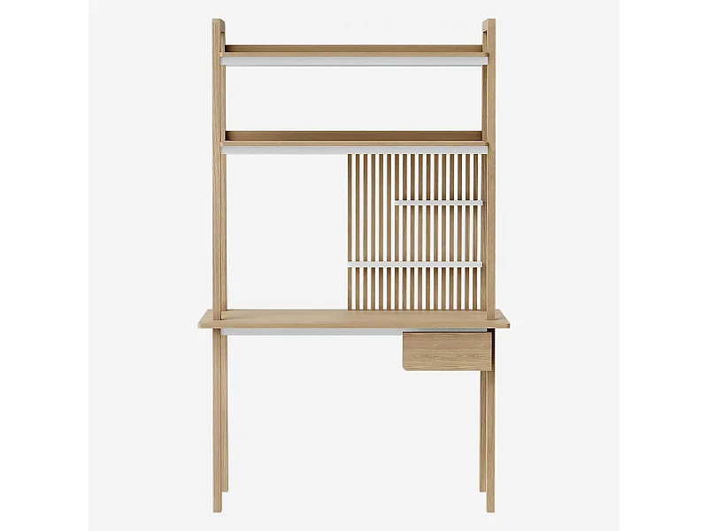 Habitat - Bureau en chêne - Naturel - Design by Adrien Carvès - Sebastien