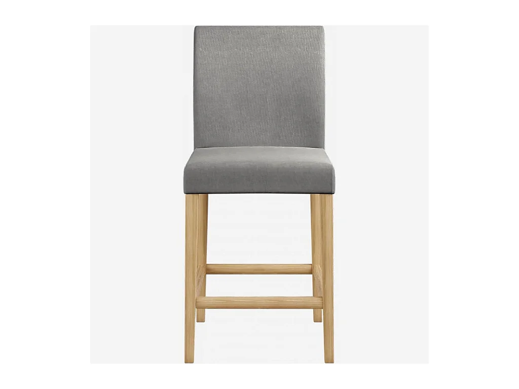 Habitat - Chaise mi-haute de bar - Gris - Eleonora