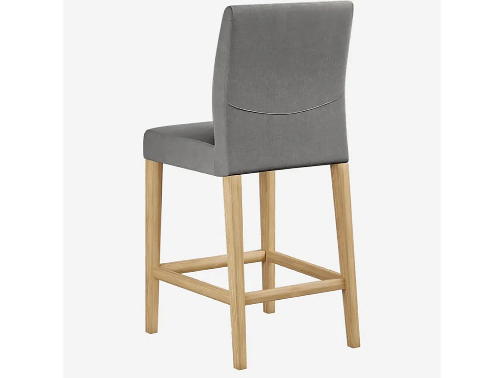 Habitat - Chaise mi-haute de bar - Gris - Eleonora