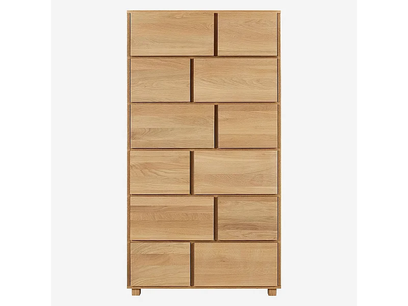 Habitat - Chiffonnier en chêne - Naturel - Hanita