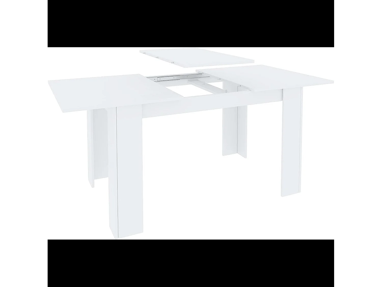 Tavolo da Pranzo Allungabile Estensibile Fino a 190 cm Tavolino Per 6 Persone Salotto Soggiorno Salone Design Moderno 190 x 78 x 90 cm Bianco