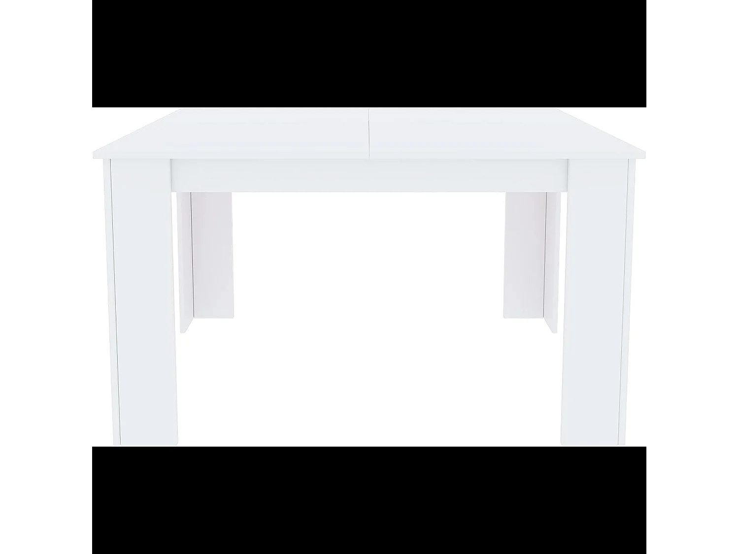 Tavolo da Pranzo Allungabile Estensibile Fino a 190 cm Tavolino Per 6 Persone Salotto Soggiorno Salone Design Moderno 190 x 78 x 90 cm Bianco