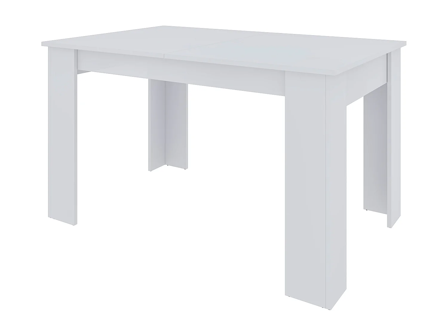Tavolo da Pranzo Allungabile Estensibile Fino a 190 cm Tavolino Per 6 Persone Salotto Soggiorno Salone Design Moderno 190 x 78 x 90 cm Bianco