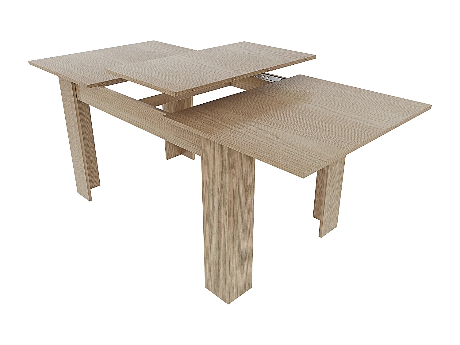 Tavolo da Pranzo Allungabile Estensibile Fino a 190 cm Tavolino Per 6 Persone Salotto Soggiorno Salone Design Moderno 190 x 78 x 90 cm Rovere