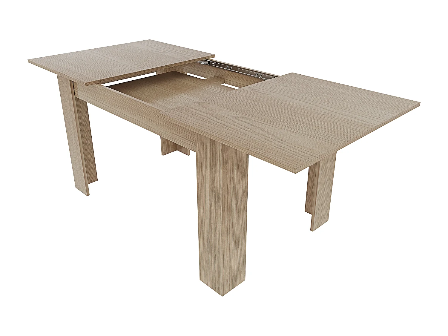 Tavolo da Pranzo Allungabile Estensibile Fino a 190 cm Tavolino Per 6 Persone Salotto Soggiorno Salone Design Moderno 190 x 78 x 90 cm Rovere