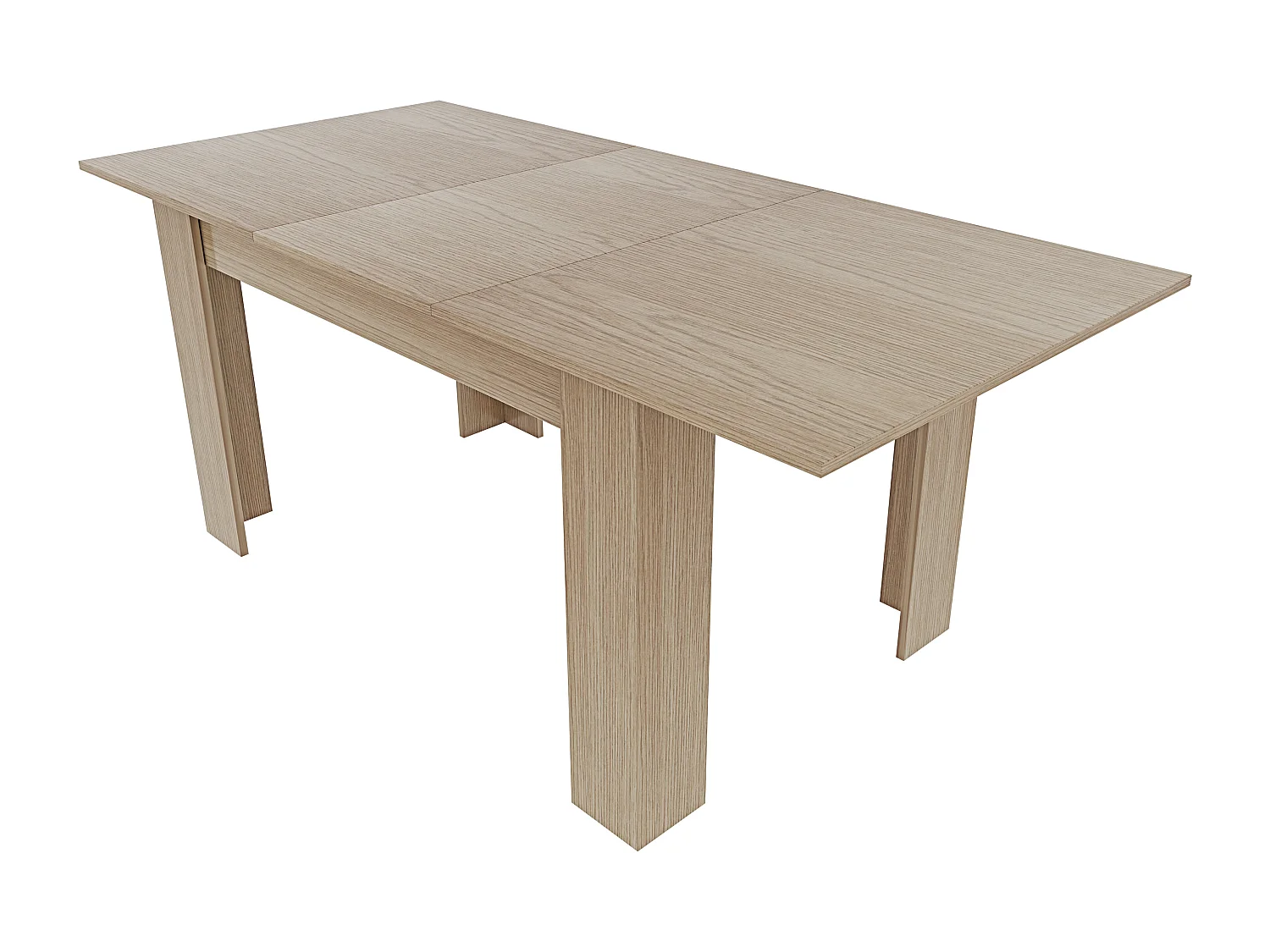 Tavolo da Pranzo Allungabile Estensibile Fino a 190 cm Tavolino Per 6 Persone Salotto Soggiorno Salone Design Moderno 190 x 78 x 90 cm Rovere