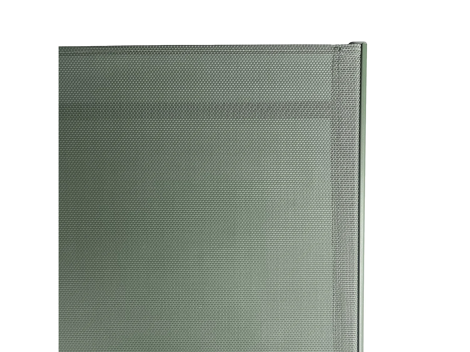 Lot de 2 bains de soleil pliants SICILIA en textilène vert sauge - structure vert sauge