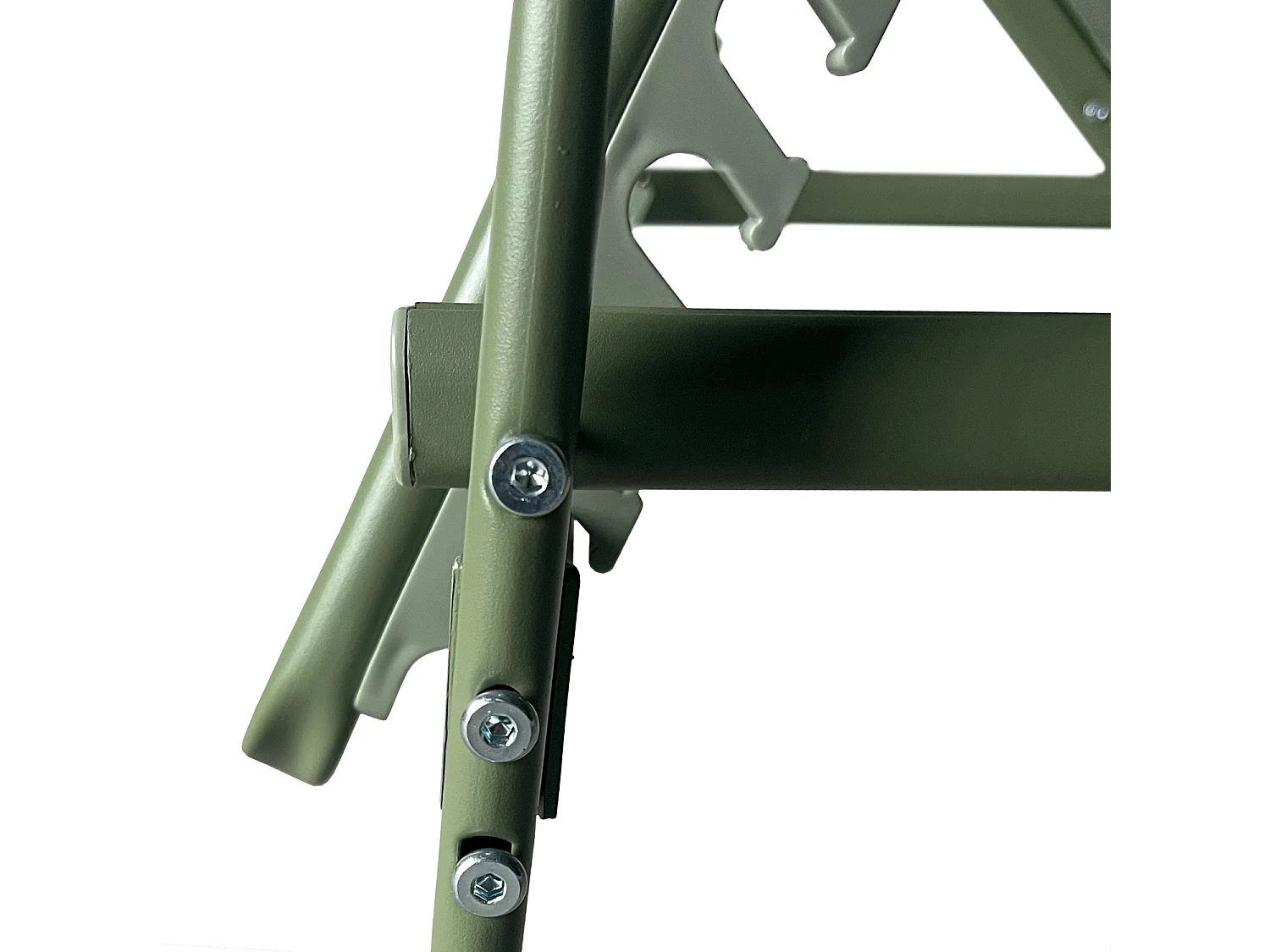 Conjunto de 2 espreguiçadeiras SARDINHA em textilene verde sálvia - moldura verde sálvia