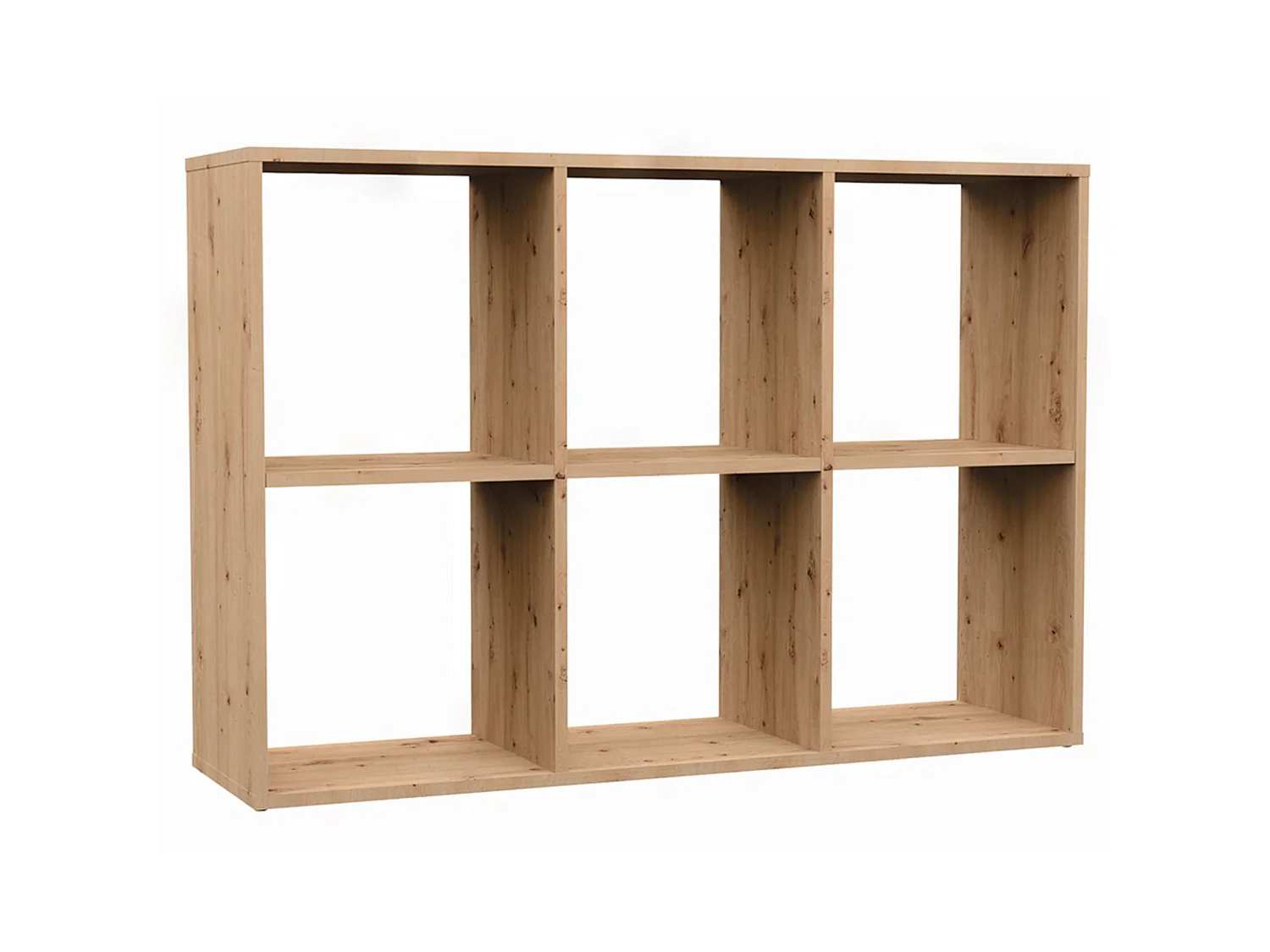 Étagère avec 6 étagères - 110 cm - chêne artisanal - MALAX