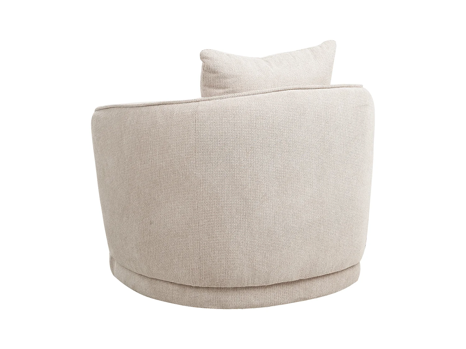 Fauteuil pivotant ANDALEN Tissu Beige clair