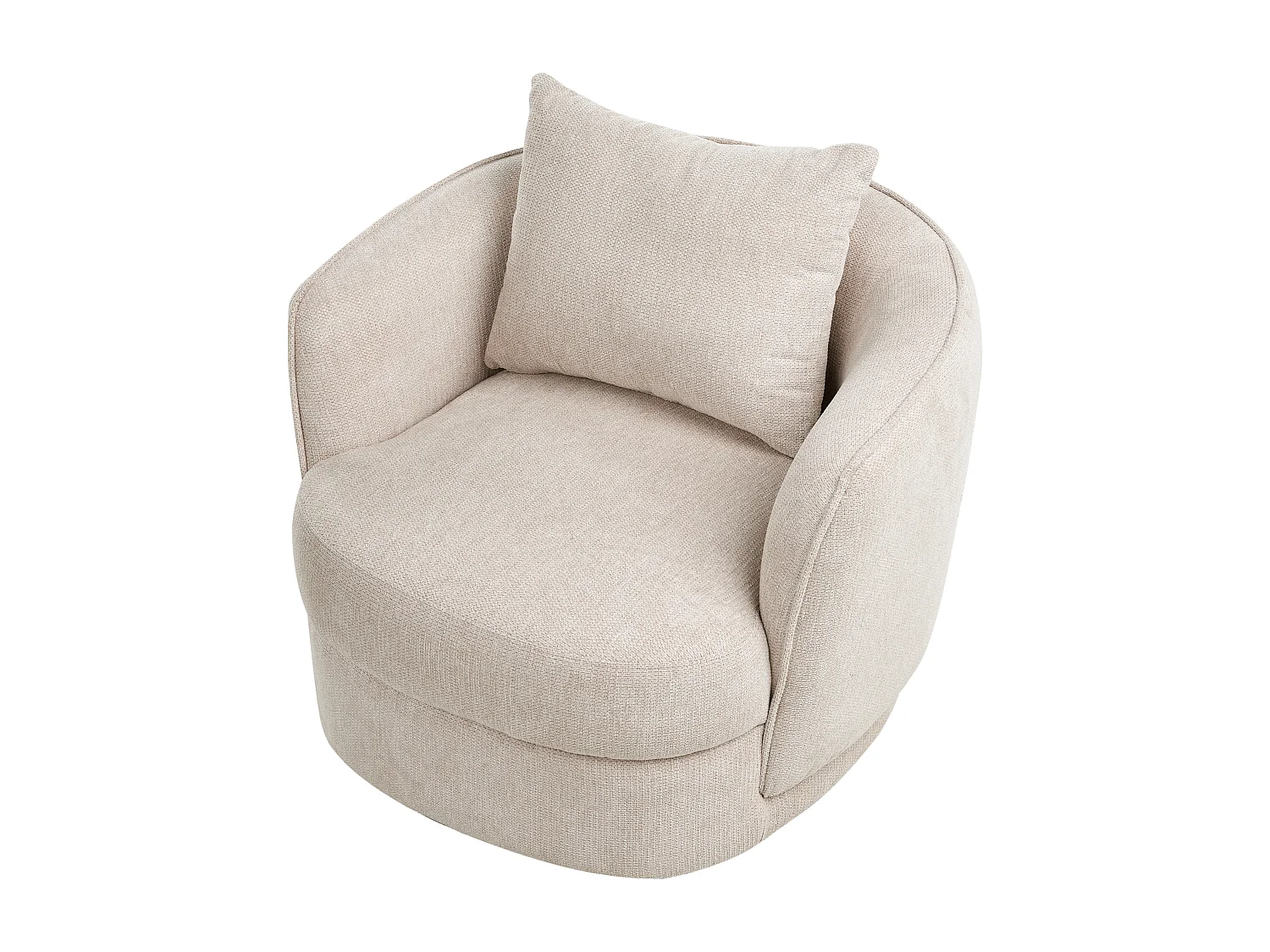 Draaifauteuil ANDALEN Lichtbeige