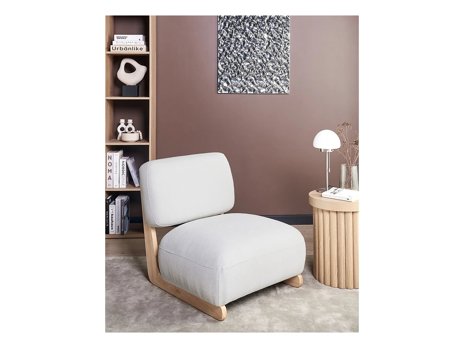 Fauteuil KOKKOLA Gebroken wit