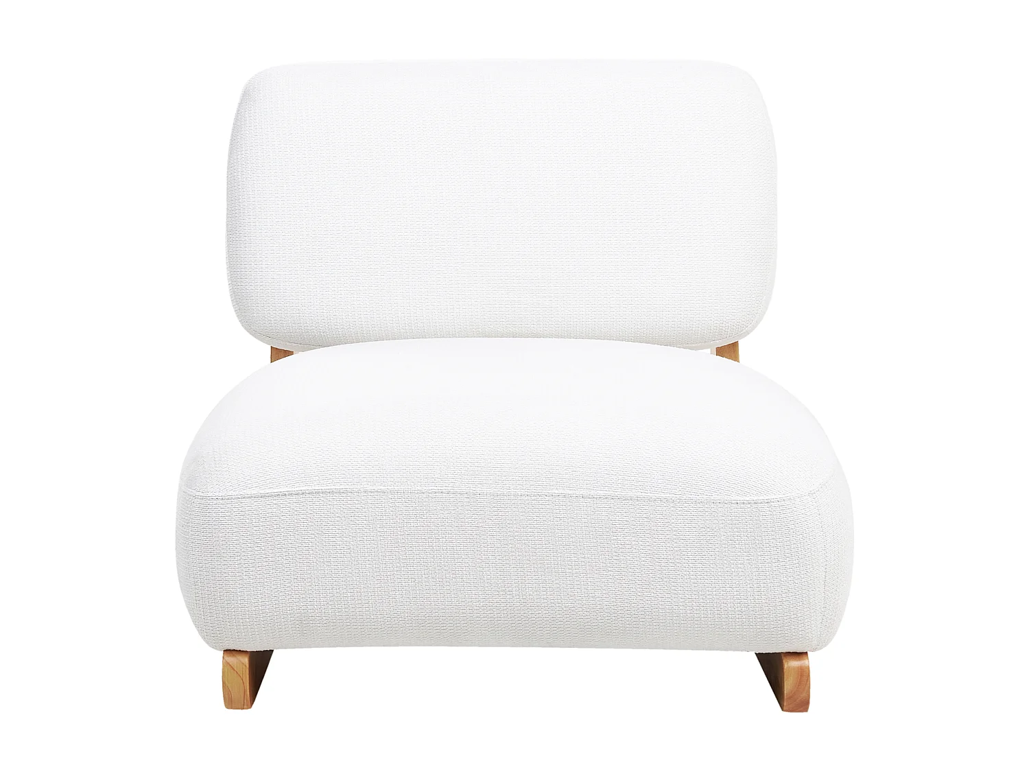 Fauteuil KOKKOLA Tissu Blanc cassé
