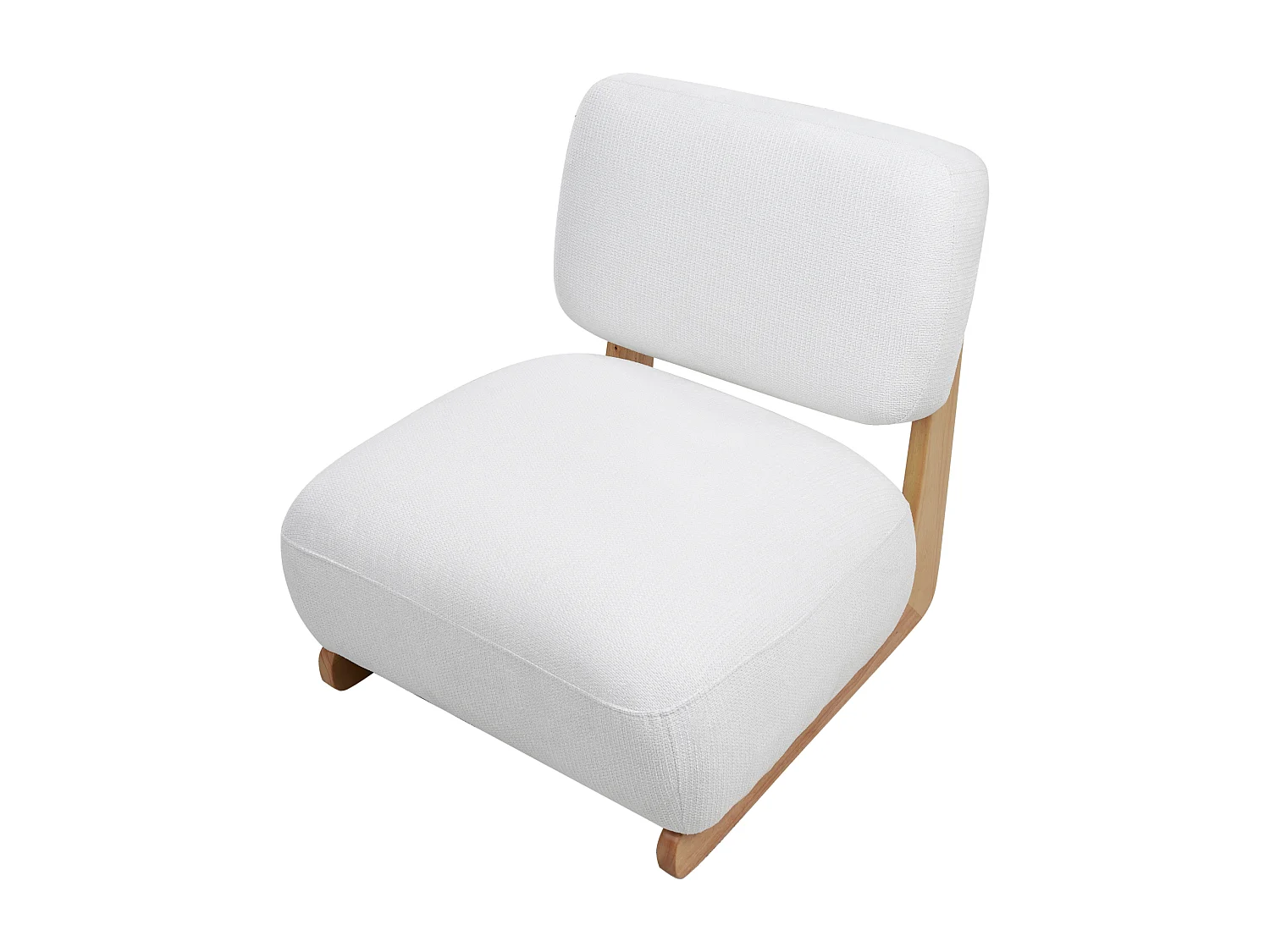 Fauteuil KOKKOLA Tissu Blanc cassé
