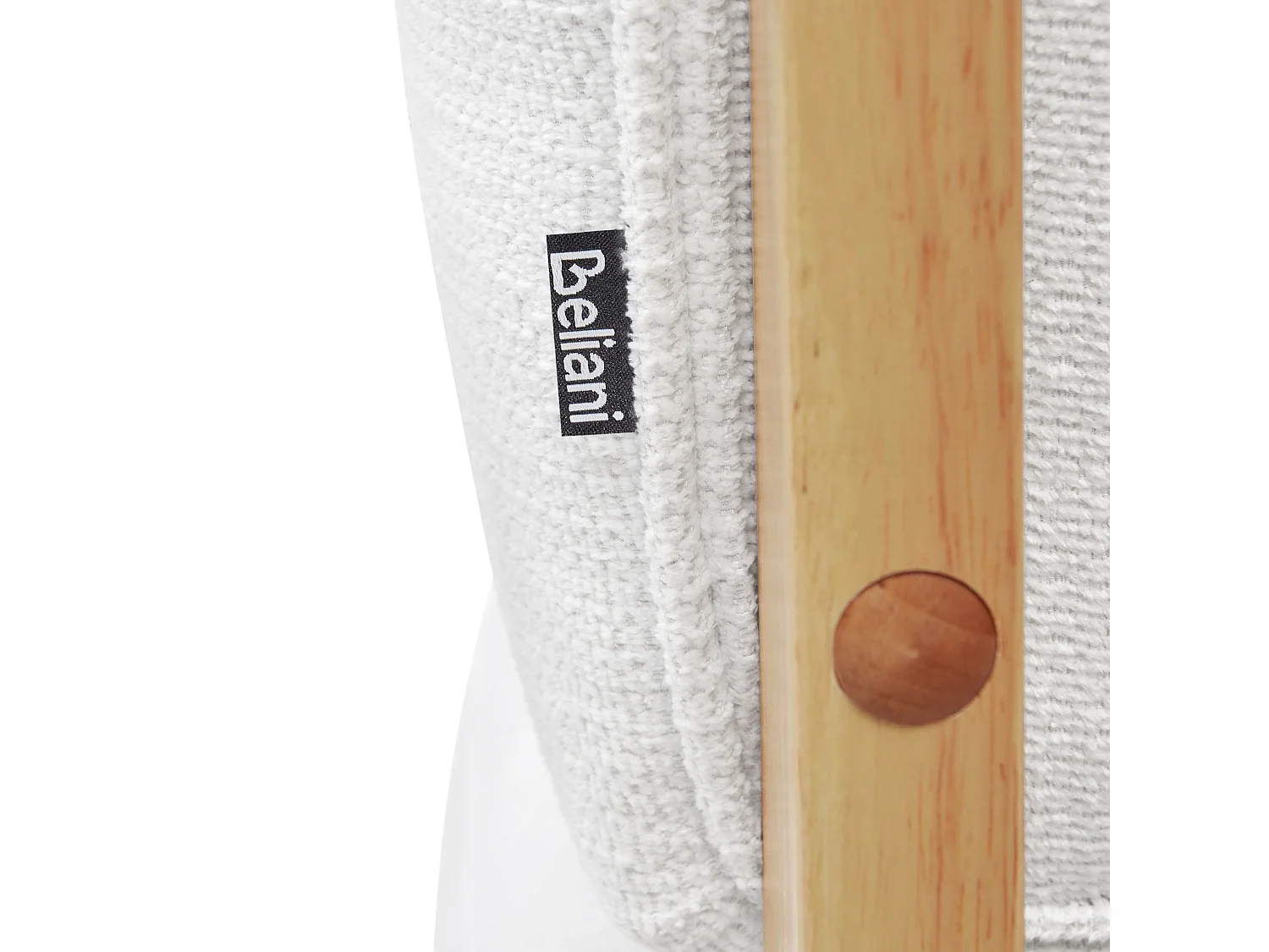 Fauteuil KOKKOLA Tissu Blanc cassé