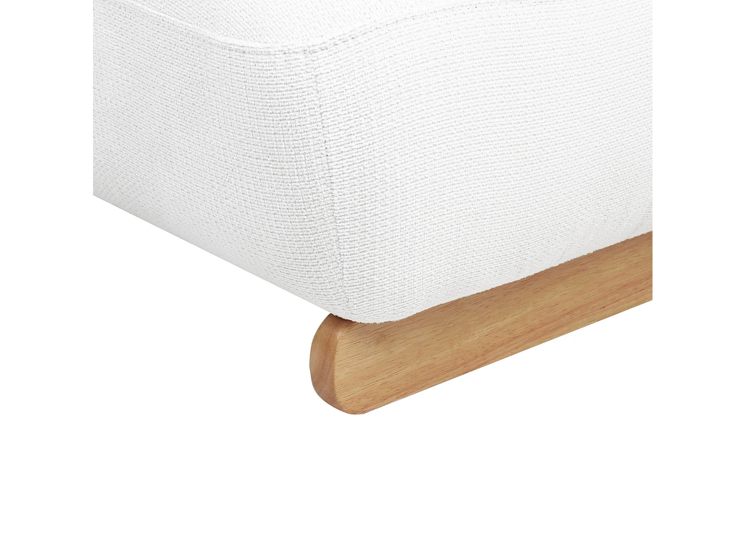 Fauteuil KOKKOLA Tissu Blanc cassé