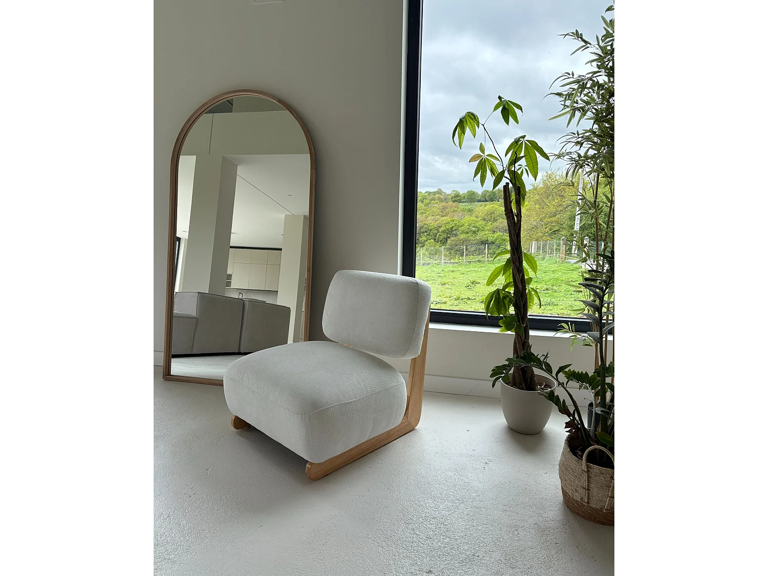 Fauteuil KOKKOLA Gebroken wit