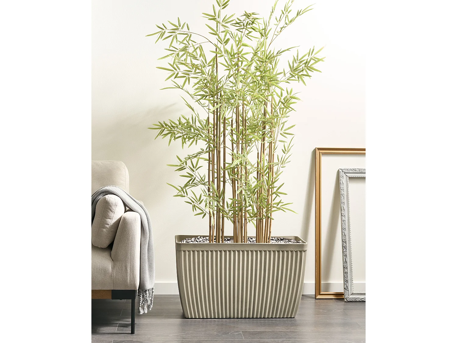 Bloempot SISAL Kunststof 73 cm Beige