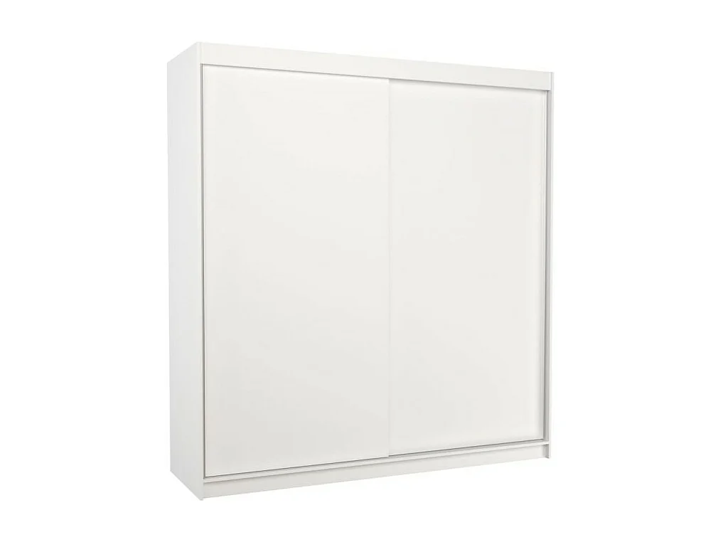 Armadio Tessia (200cm)/Ante scorrevoli/ Bianco