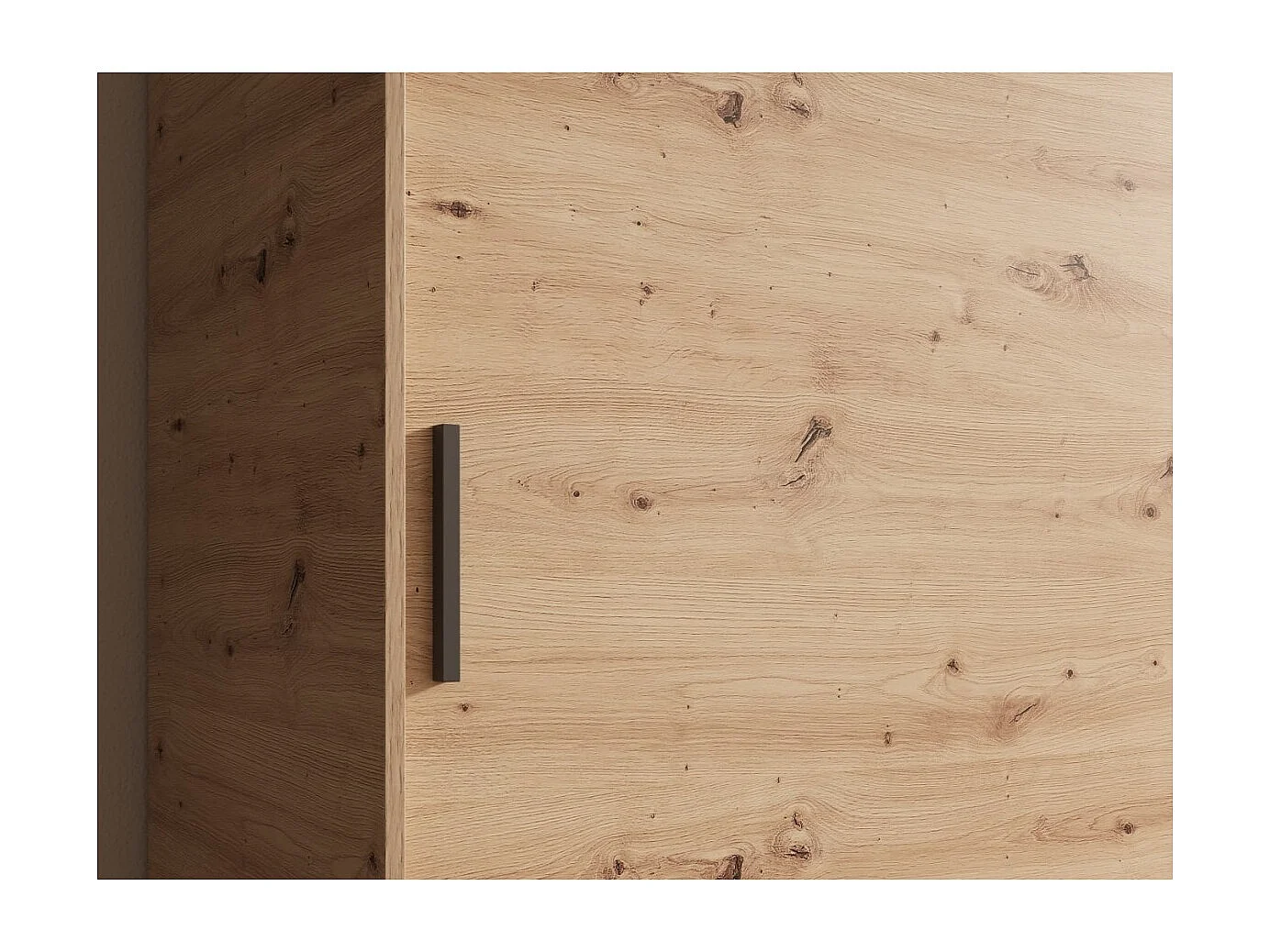 Armadio Helga (180cm)/Ante scorrevoli/Specchio/Marrone