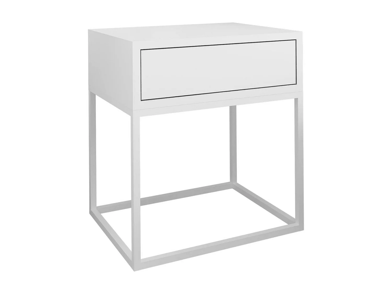 Nachtkastje Kay 45/50/35 wit